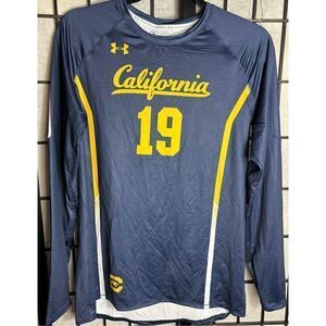 Under Armour Navy California Volley Premiere Jersey Top